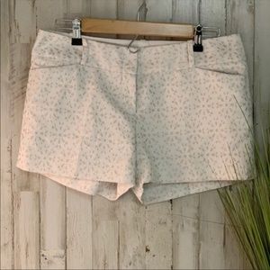 The Limited white eyelet shorts lace cream Midrise
